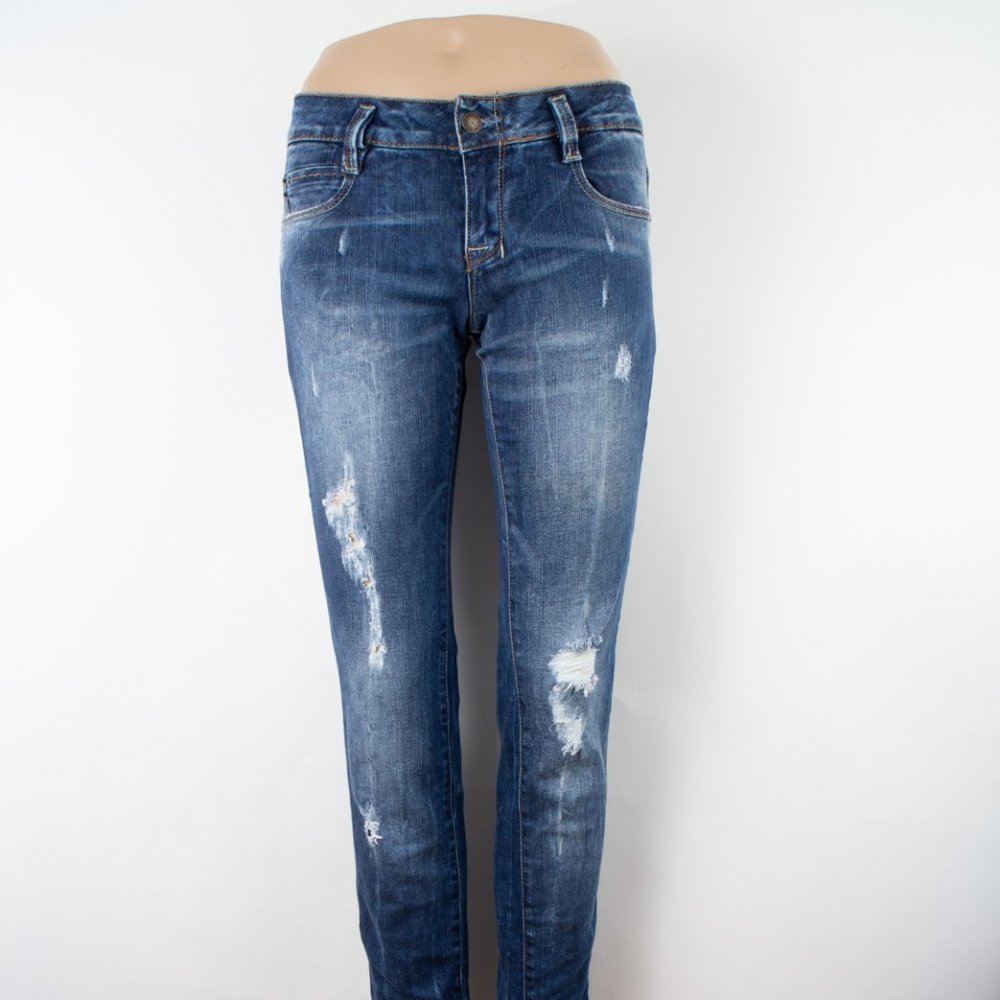 Zara Jeans TRF Collection Trafaluc Skinny 4 (26 X 31) Women's Jeans Medium Wash